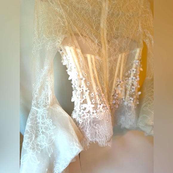 Gemy Maalouf brand new bridal top intricate detail work and gemstone - Picture 8 of 16